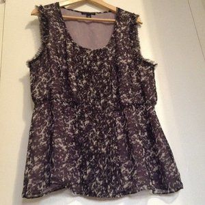 Banana Republic Sleeveless Womens' Blouse  Sz. XL